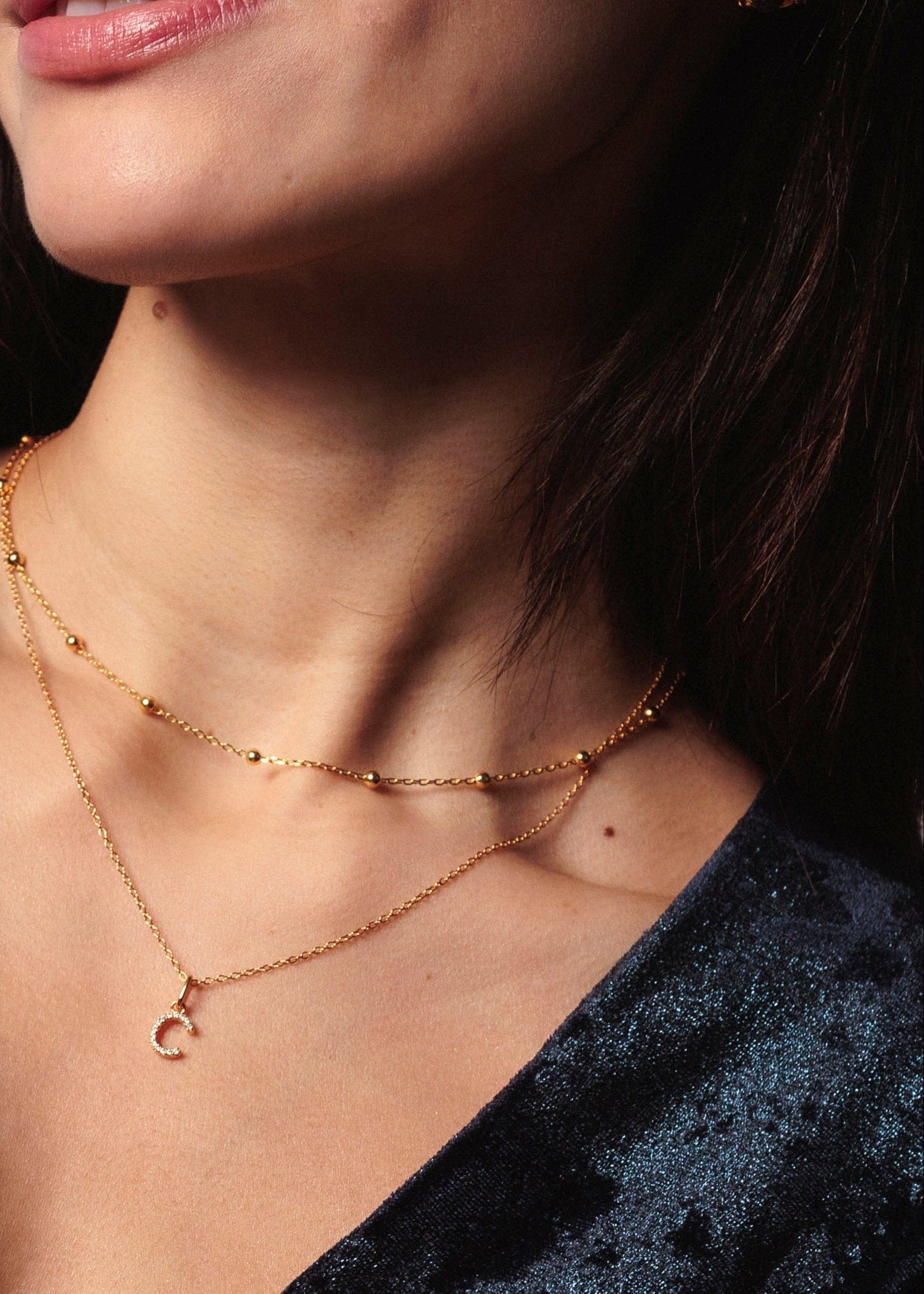 ellenoe Anhänger BUCHSTABEN ANHÄNGER - ANHÄNGER - 18K VERGOLDET