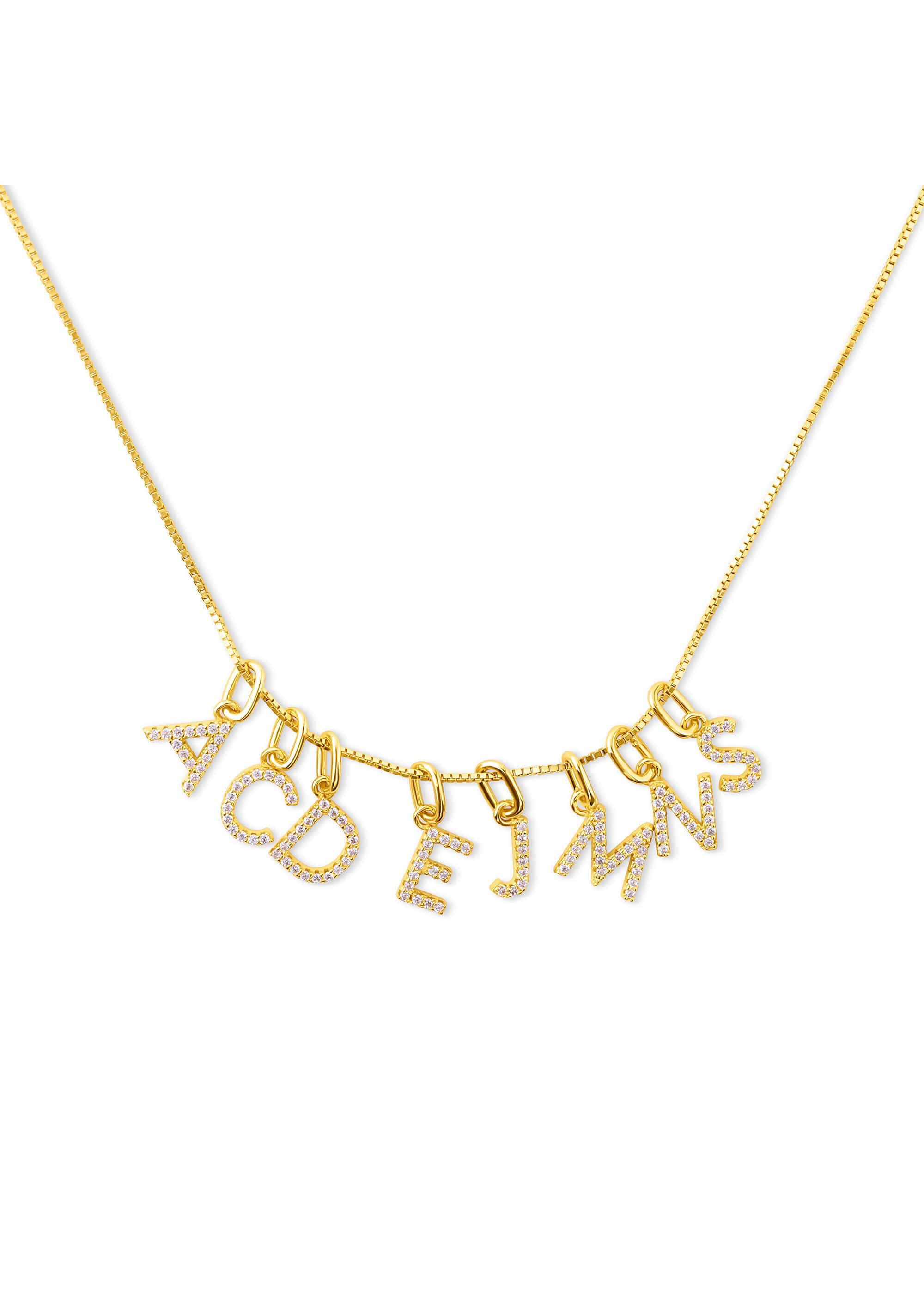 ellenoe Anhänger BUCHSTABEN ANHÄNGER - ANHÄNGER - 18K VERGOLDET