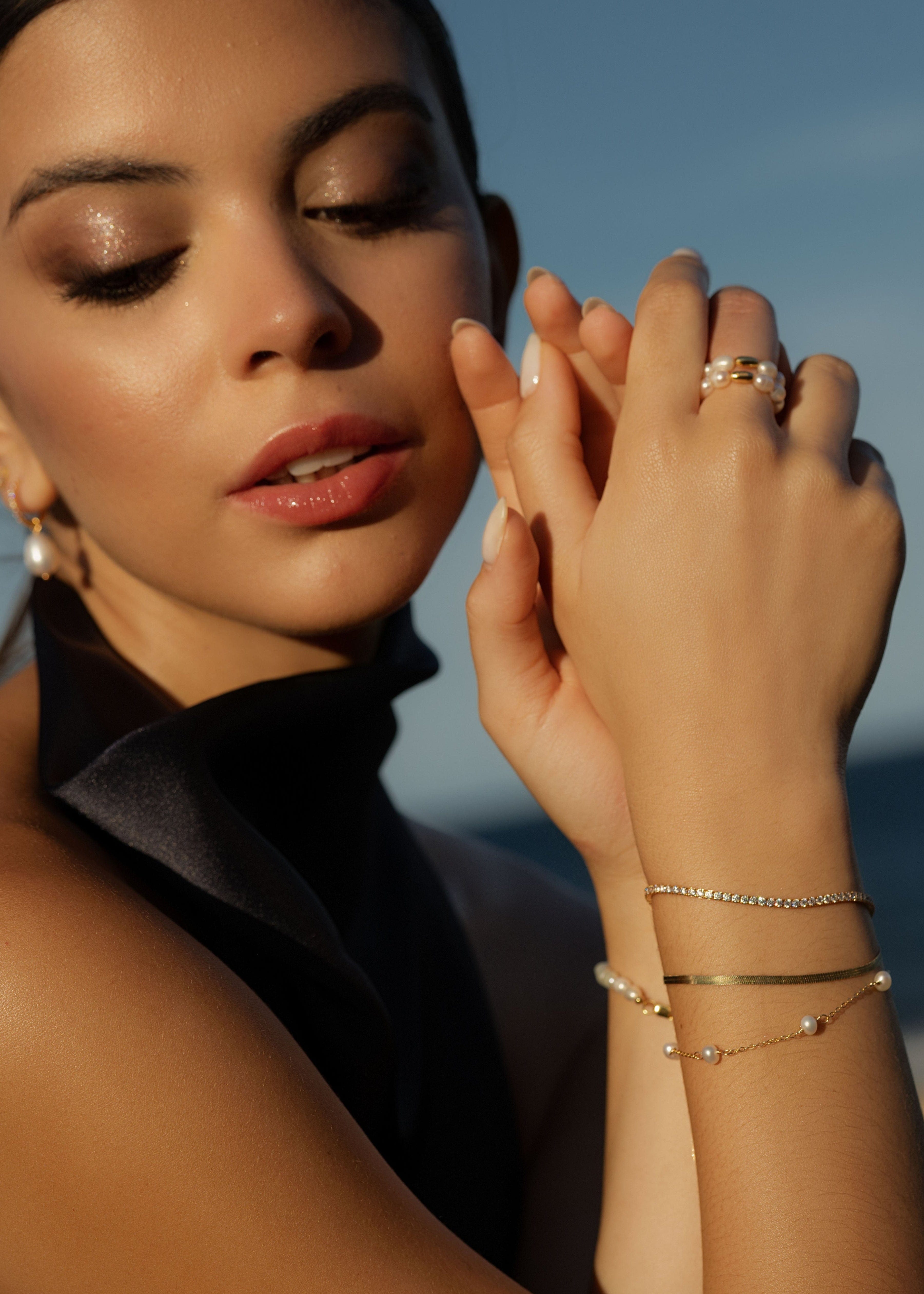 ellenoe Armbänder 925 Sterling Silver / 18K vergoldet / Gold ARMBAND MAGNOLIA - ARMBÄNDER - 18K VERGOLDET