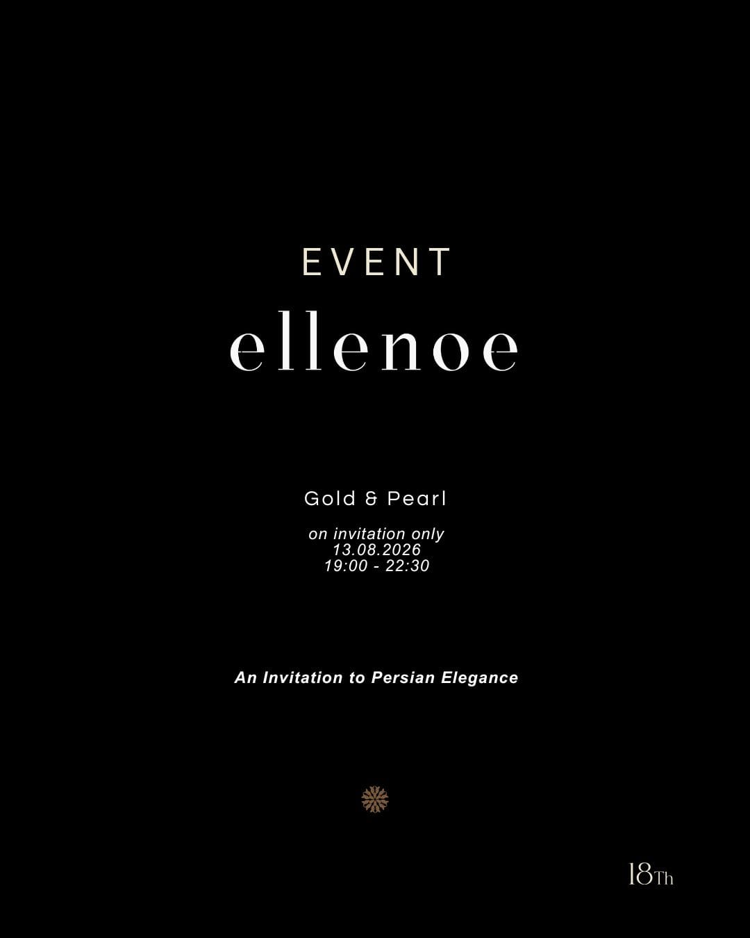 ellenoe Event Ticket An Evening of Pearl & Gold – Event Ticket