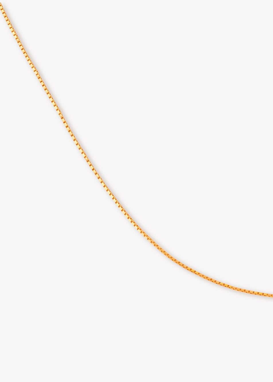 ellenoe Halskette Gold BOX CHAIN HALSKETTE LINA - HALSKETTEN - 18K VERGOLDET