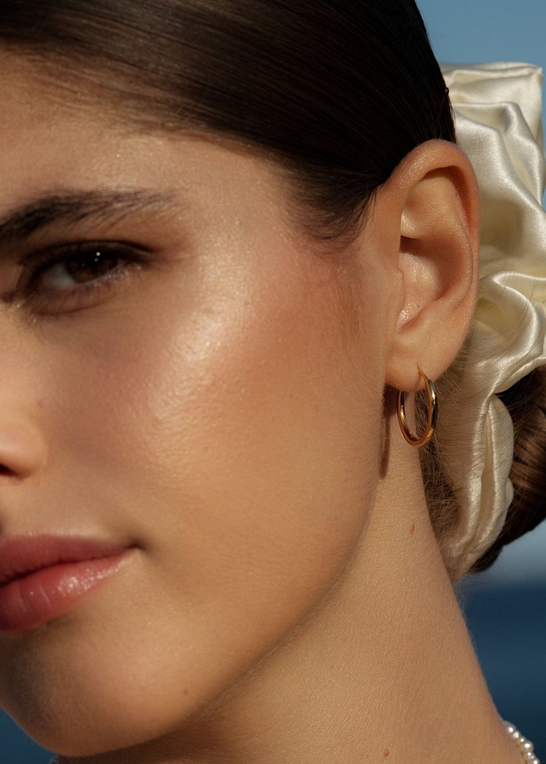 ellenoe Ohrringe 925 Sterling Silver / 18k vergoldet / Gold HOOPS MELANIE - OHRRINGE - 18K VERGOLDET