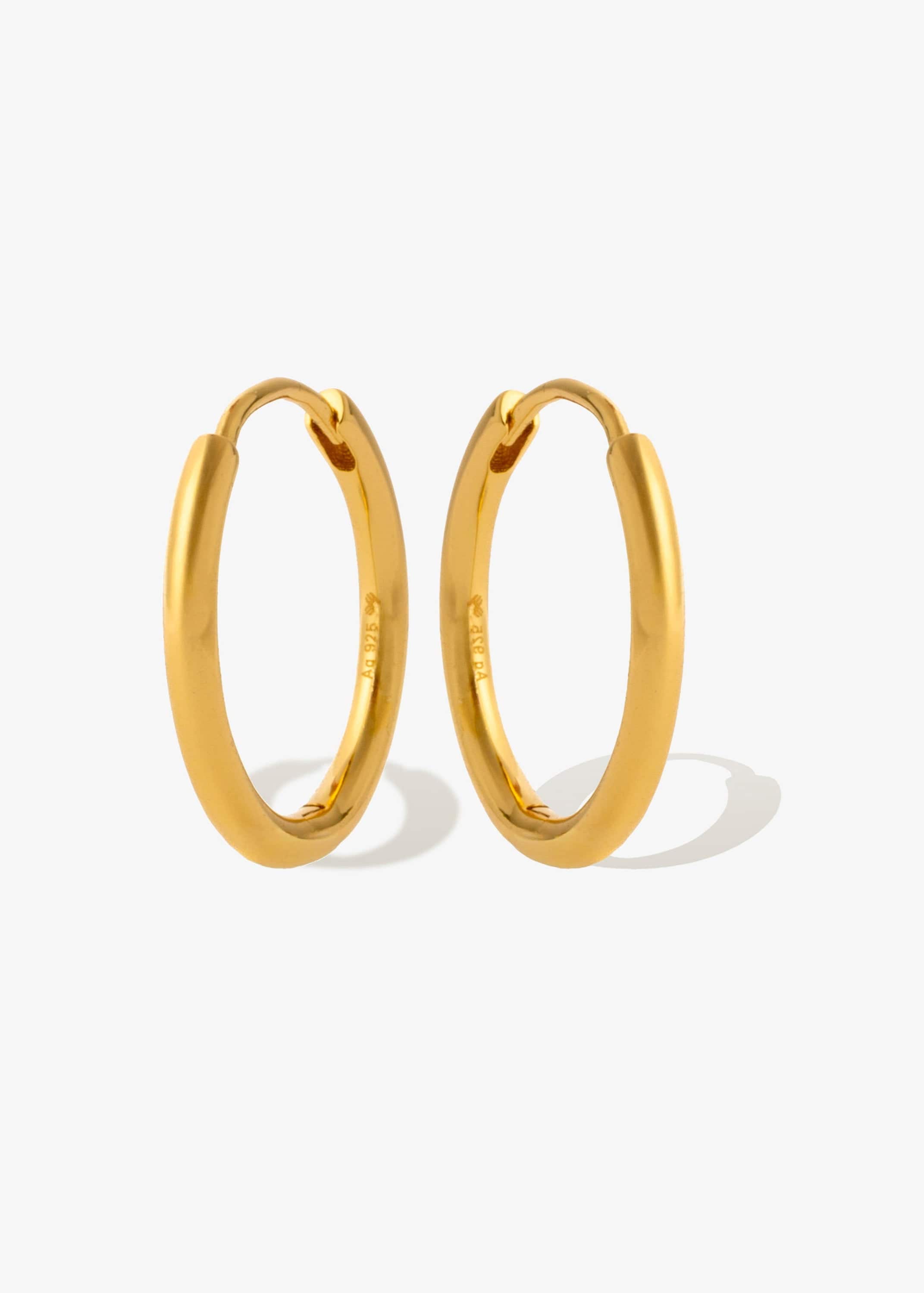 ellenoe Ohrringe 925 Sterling Silver / 18k vergoldet / Gold HOOPS MELANIE - OHRRINGE - 18K VERGOLDET