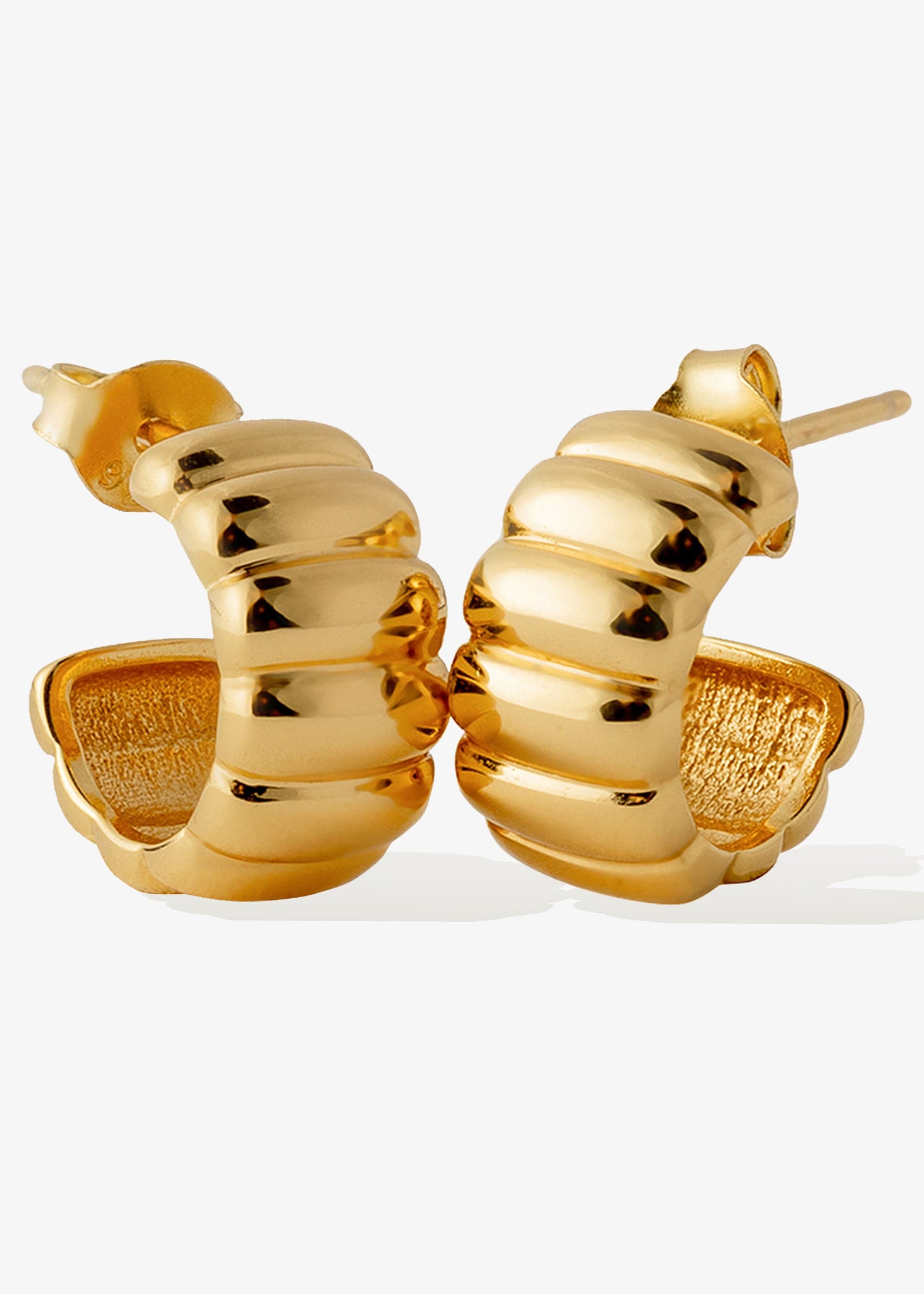 ellenoe Ohrringe 925 Sterling Silver / 18k vergoldet / Gold SMALL HOOPS LIVIA - OHRRINGE - 18K VERGOLDET