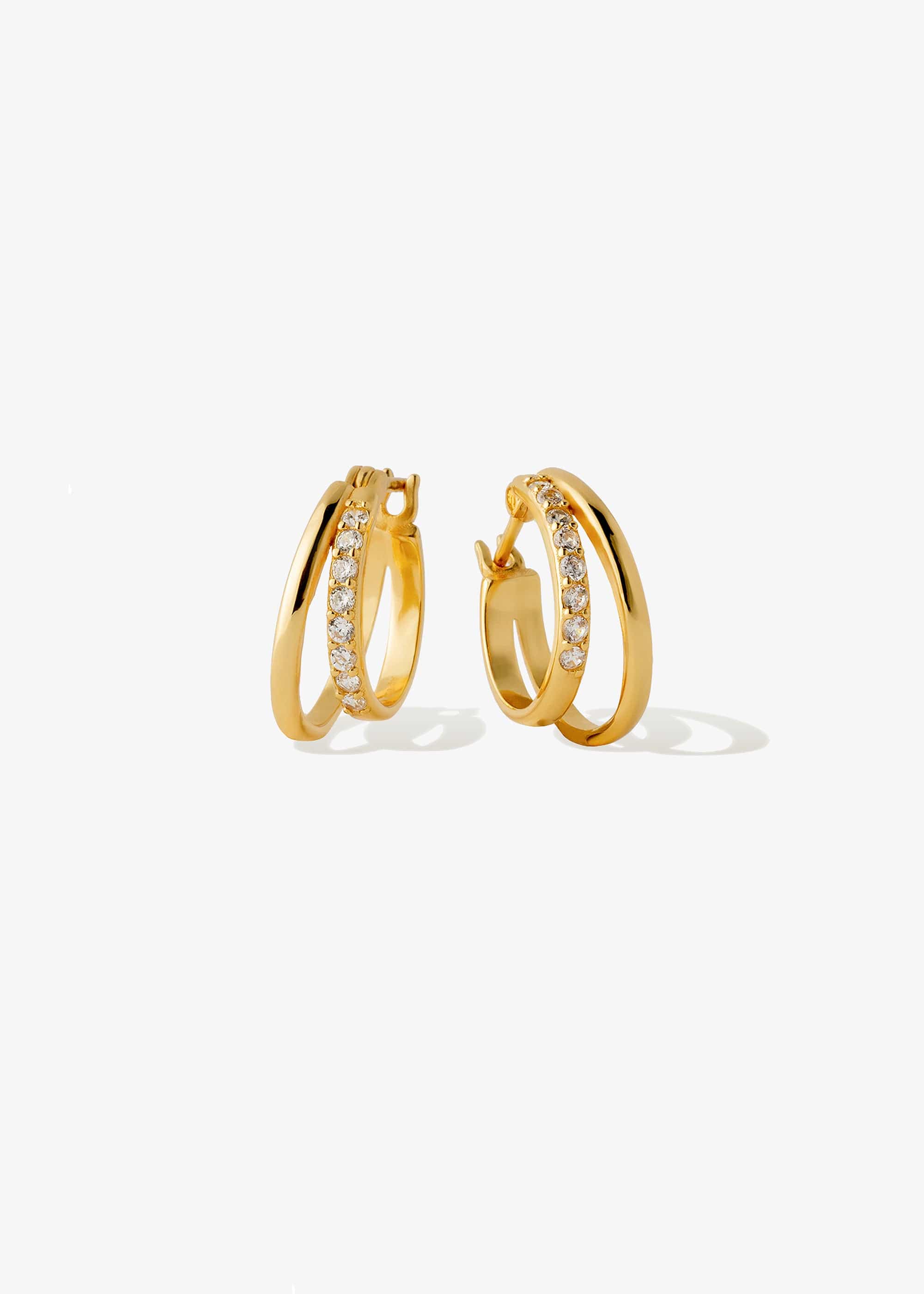 ellenoe Ohrringe Gold HOOPS EMILIA - OHRRINGE - 18K VERGOLDET