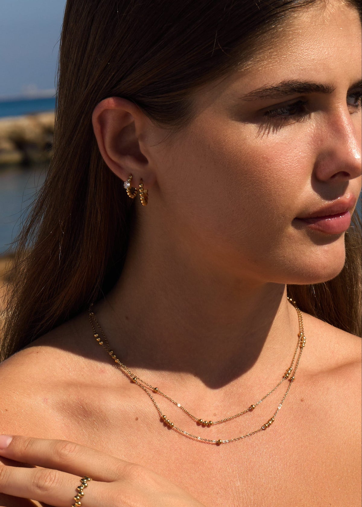 ellenoe Ohrringe Gold HOOPS LOTTA – OHRRINGE – 18K VERGOLDET