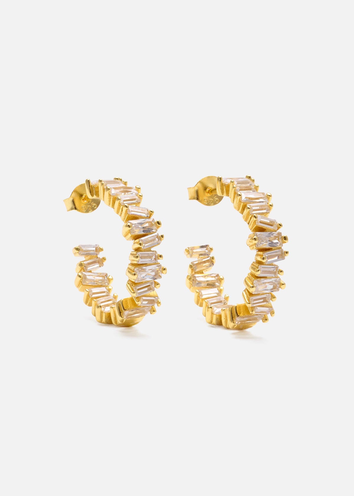ellenoe Ohrringe Gold HOOPS MALIA - OHRRINGE - 925 SILBER 18K VERGOLDET