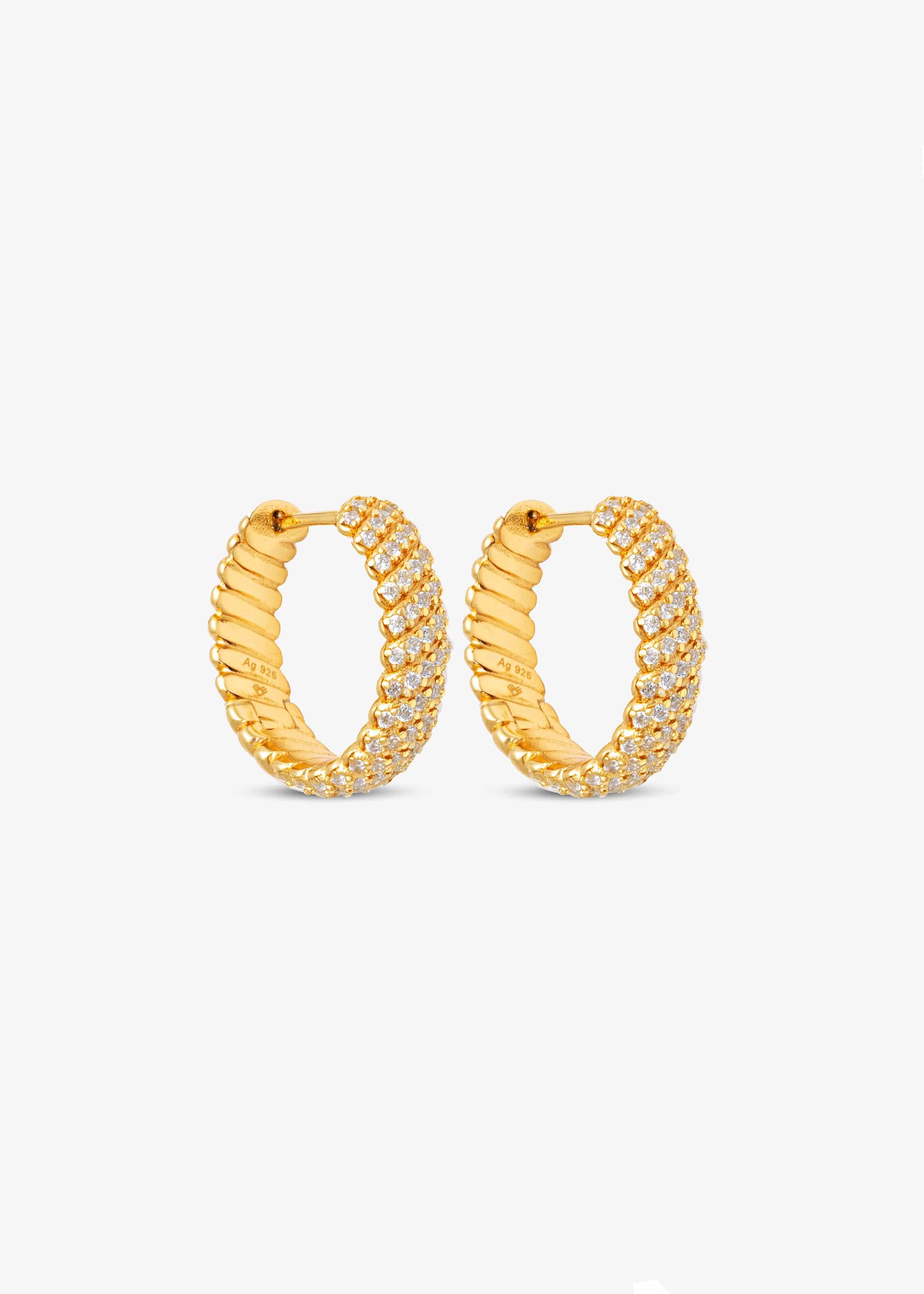 ellenoe Ohrringe Gold HOOPS RAHEL - OHRRINGE - 18K VERGOLDET