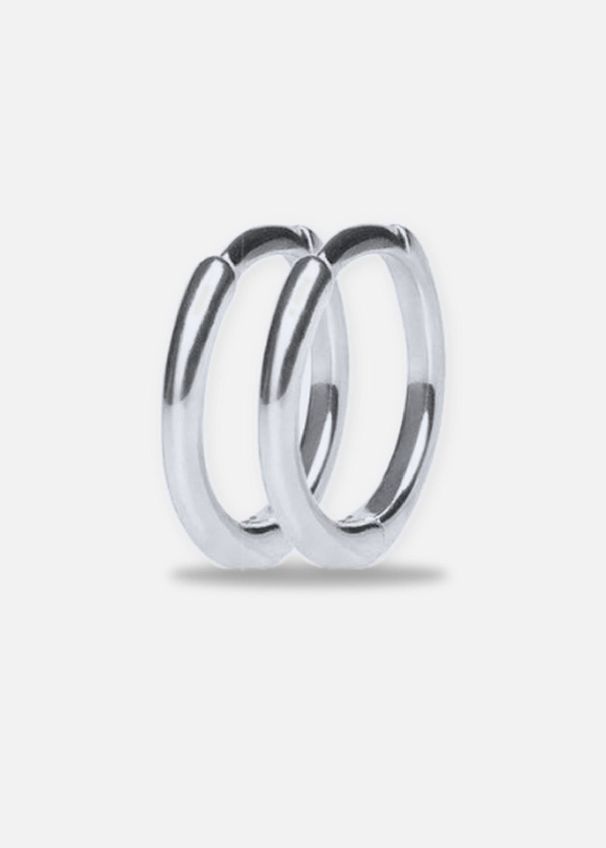 ellenoe Ohrringe Silber / 2cm HOOPS TINA - OHRRINGE - EDELSTAHL 18K VERGOLDET