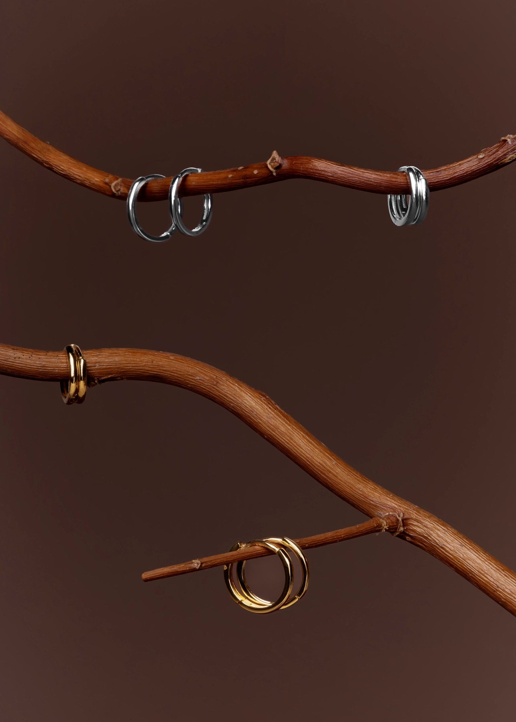 ellenoe Ohrringe SMALL HOOPS NADINE - OHRRINGE