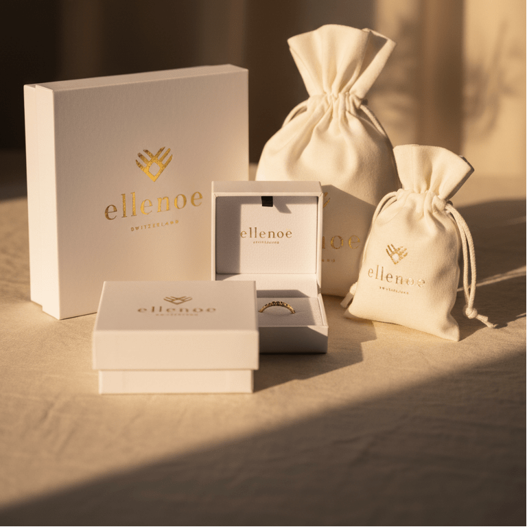 ellenoe Perlenohrringe 925 Sterling Silver / 18K vergoldet / Natürliche Perlen / Gold PERLENOHRRINGE NOEMI - OHRRINGE - 18K VERGOLDET