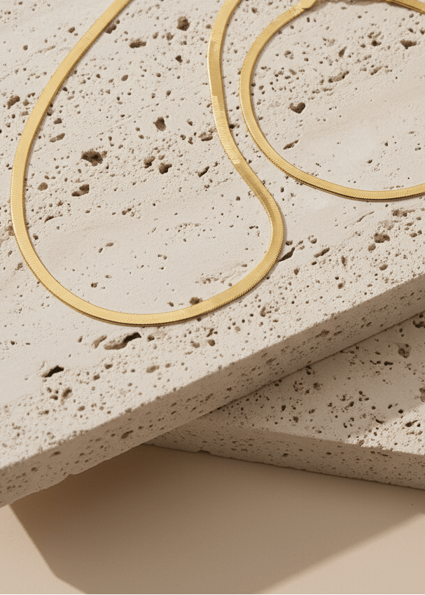 ellenoe Set SET MAGNOLIA - ARMBAND UND HALSKETTE - 18K VERGOLDET