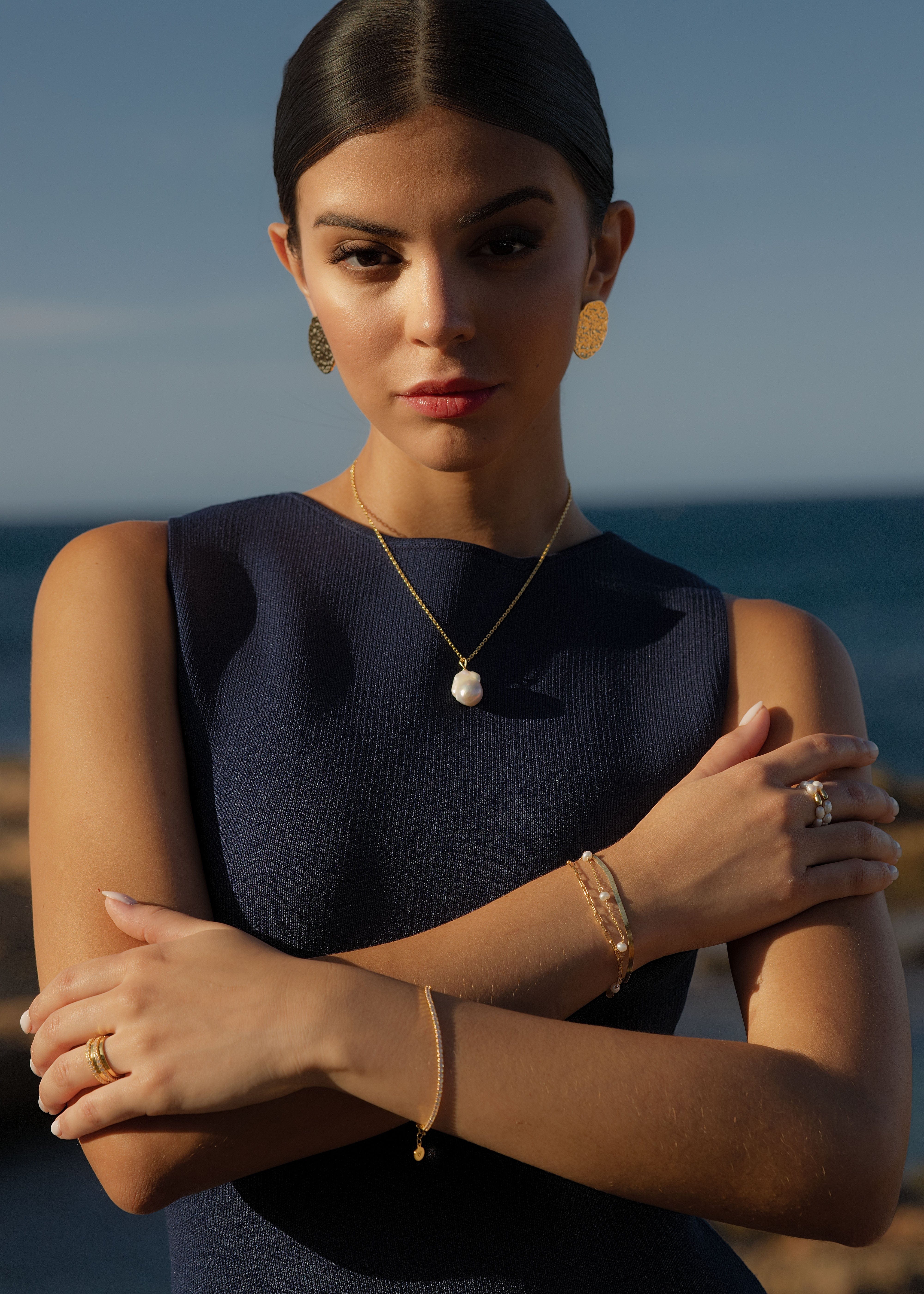 ellenoe Armbänder 925 Sterling Silver / 18K vergoldet / Gold ARMBAND LARA - ARMBÄNDER - 18K VERGOLDET