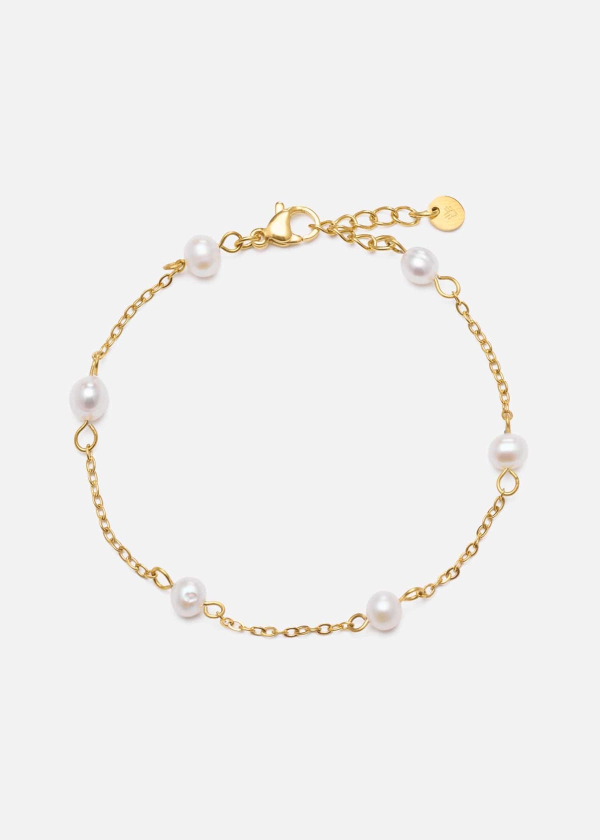 ellenoe Armbänder Edelstahl / 18K vergoldet / Natürliche Perlen / Gold PERLENARMBAND MARGHERITA - ARMBÄNDER - EDELSTAHL 18K VERGOLDET