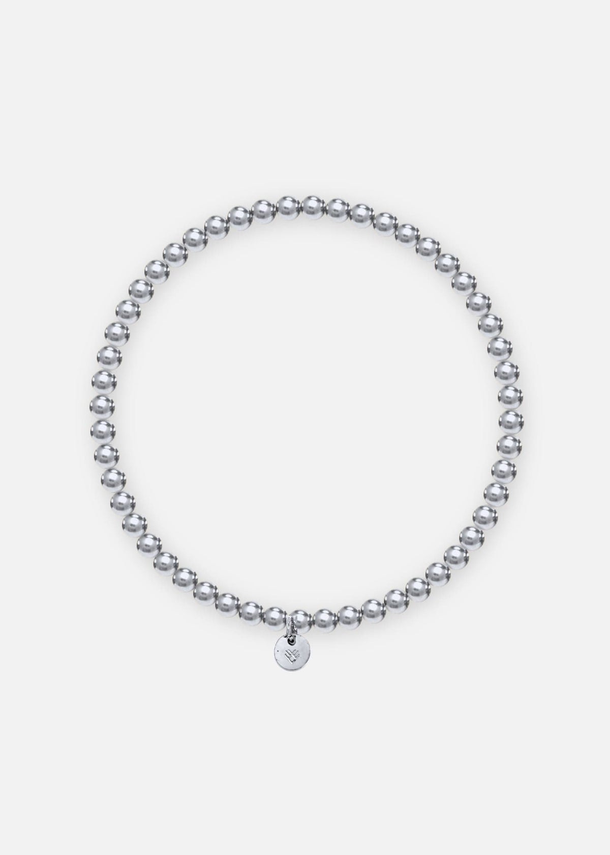 ellenoe Armbänder Edelstahl / 18k vergoldet / Silber / 5mm - S (16.5cm) KUGELARMBAND KATJA - ARMBÄNDER - EDELSTAHL 18K VERGOLDET