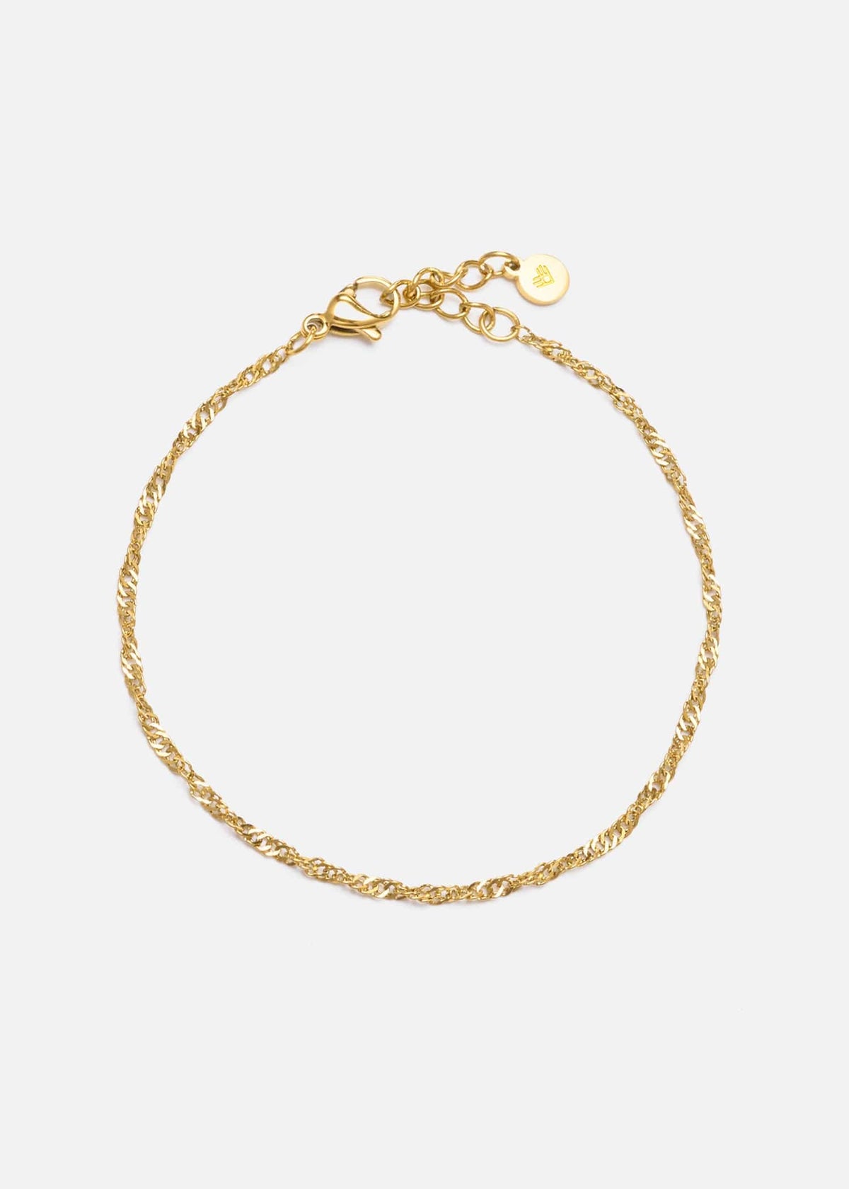 ellenoe Armbänder Gold TWISTED ARMBAND ALICE - ARMBÄNDER - EDELSTAHL 18K VERGOLDET