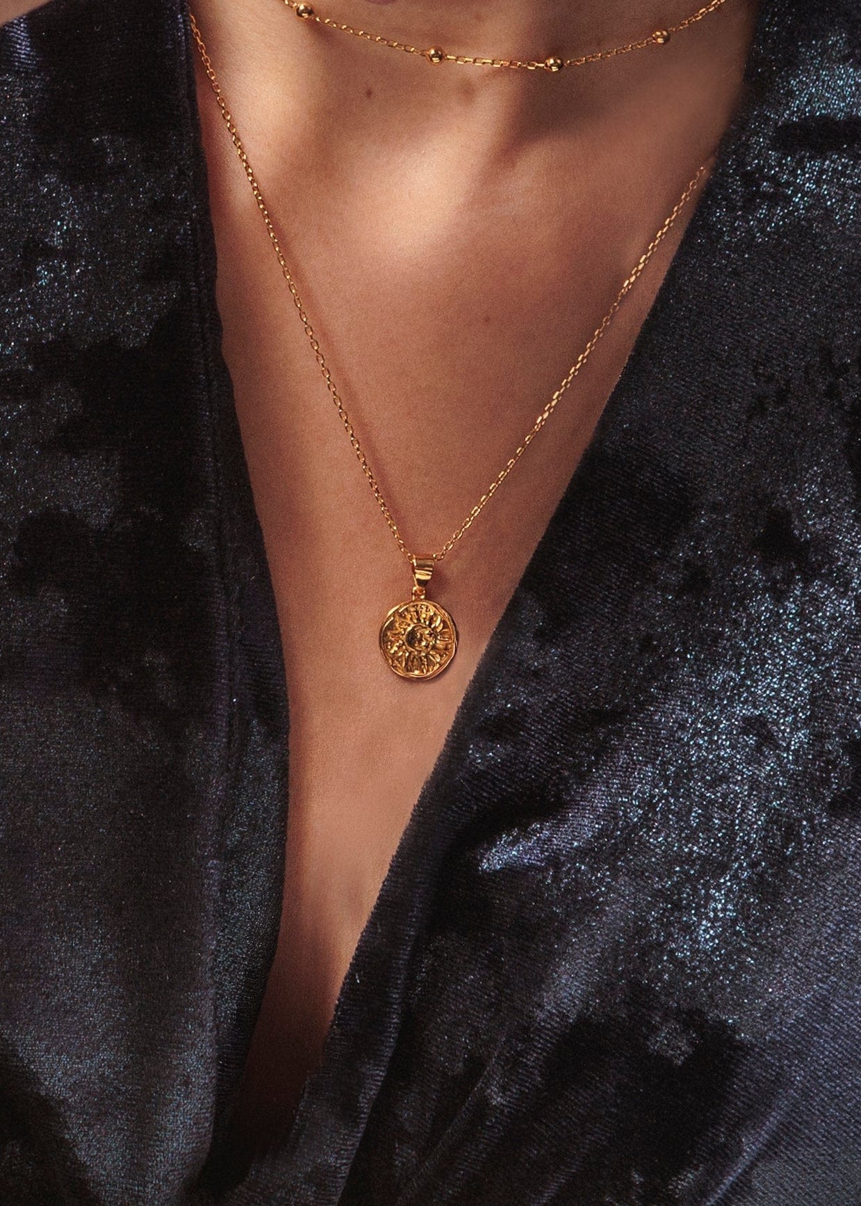 ellenoe Halskette 925 Sterling Silver / 18K vergoldet / Gold HALSKETTE SELINA - HALSKETTE - 18K VERGOLDET