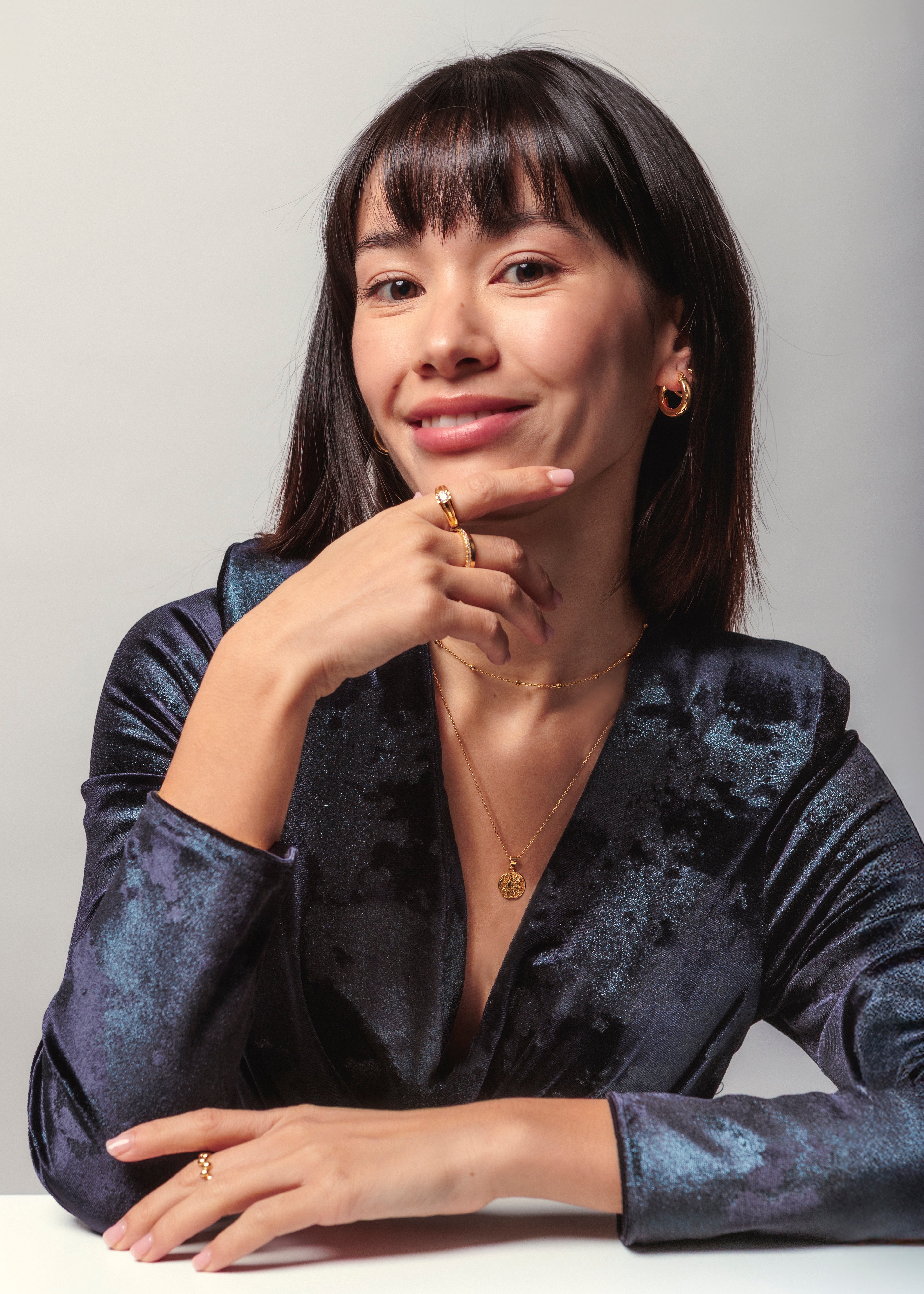 ellenoe Halskette 925 Sterling Silver / 18K vergoldet / Gold HALSKETTE SELINA - HALSKETTE - 18K VERGOLDET