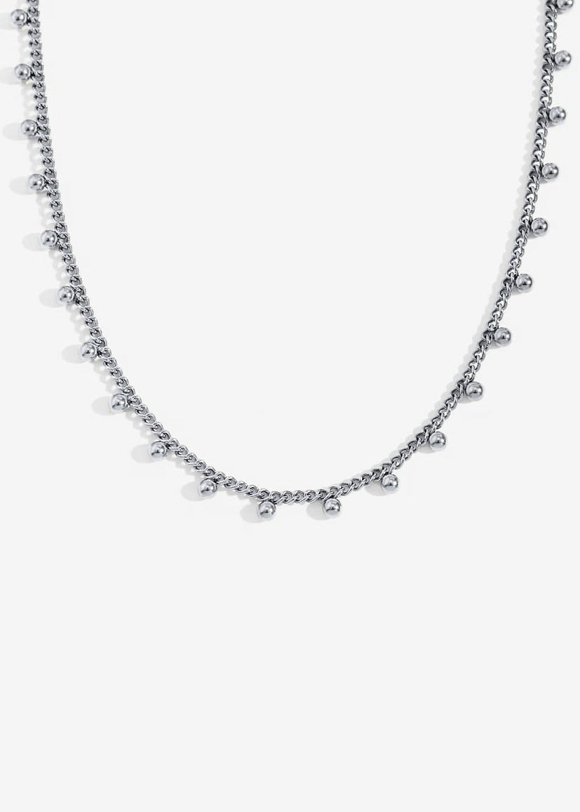 ellenoe Halskette DOT CHAIN HALSKETTE REBECCA - HALSKETTEN - EDELSTAHL 18K VERGOLDET