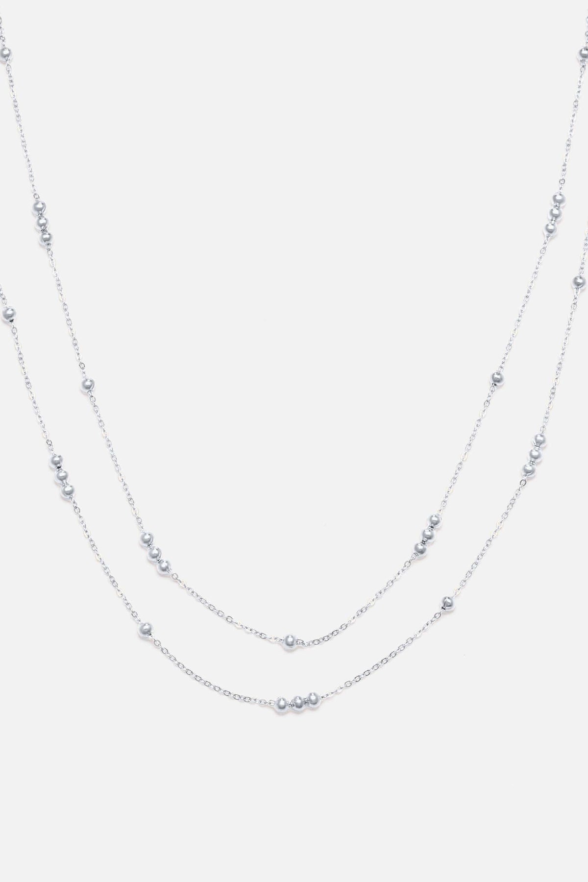ellenoe Halskette Silber LAYERING HALSKETTE LORENA - HALSKETTEN - EDELSTAHL 18K VERGOLDET