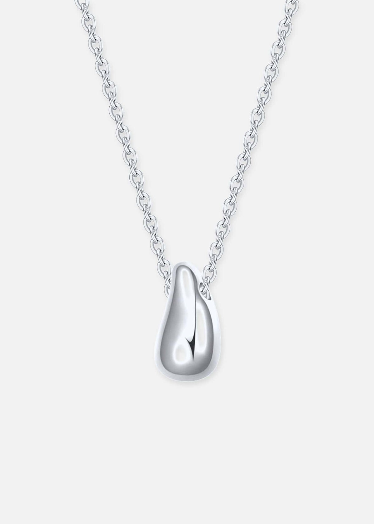 ellenoe Halskette Silber TROPFEN HALSKETTE GAIA - HALSKETTEN - EDELSTAHL 18K VERGOLDET
