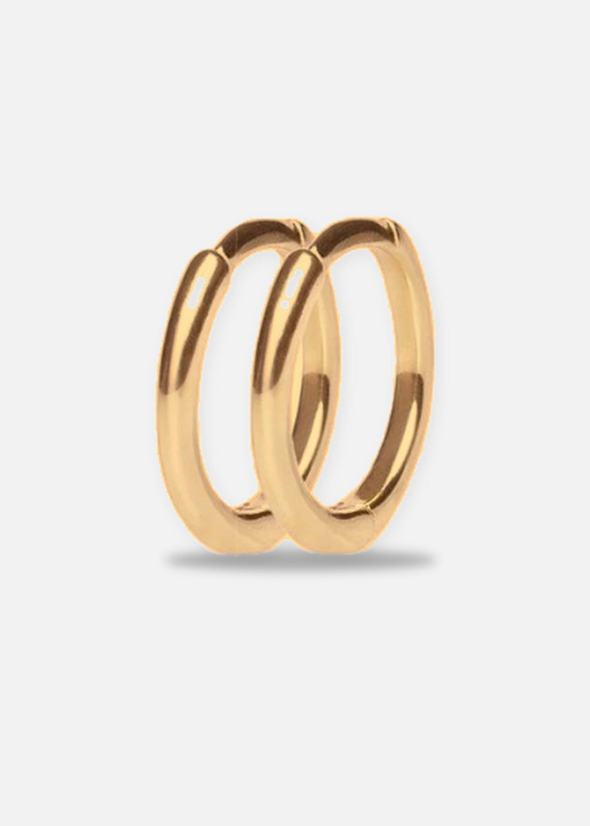 ellenoe Ohrringe Gold / 2cm HOOPS TINA - OHRRINGE - EDELSTAHL 18K VERGOLDET