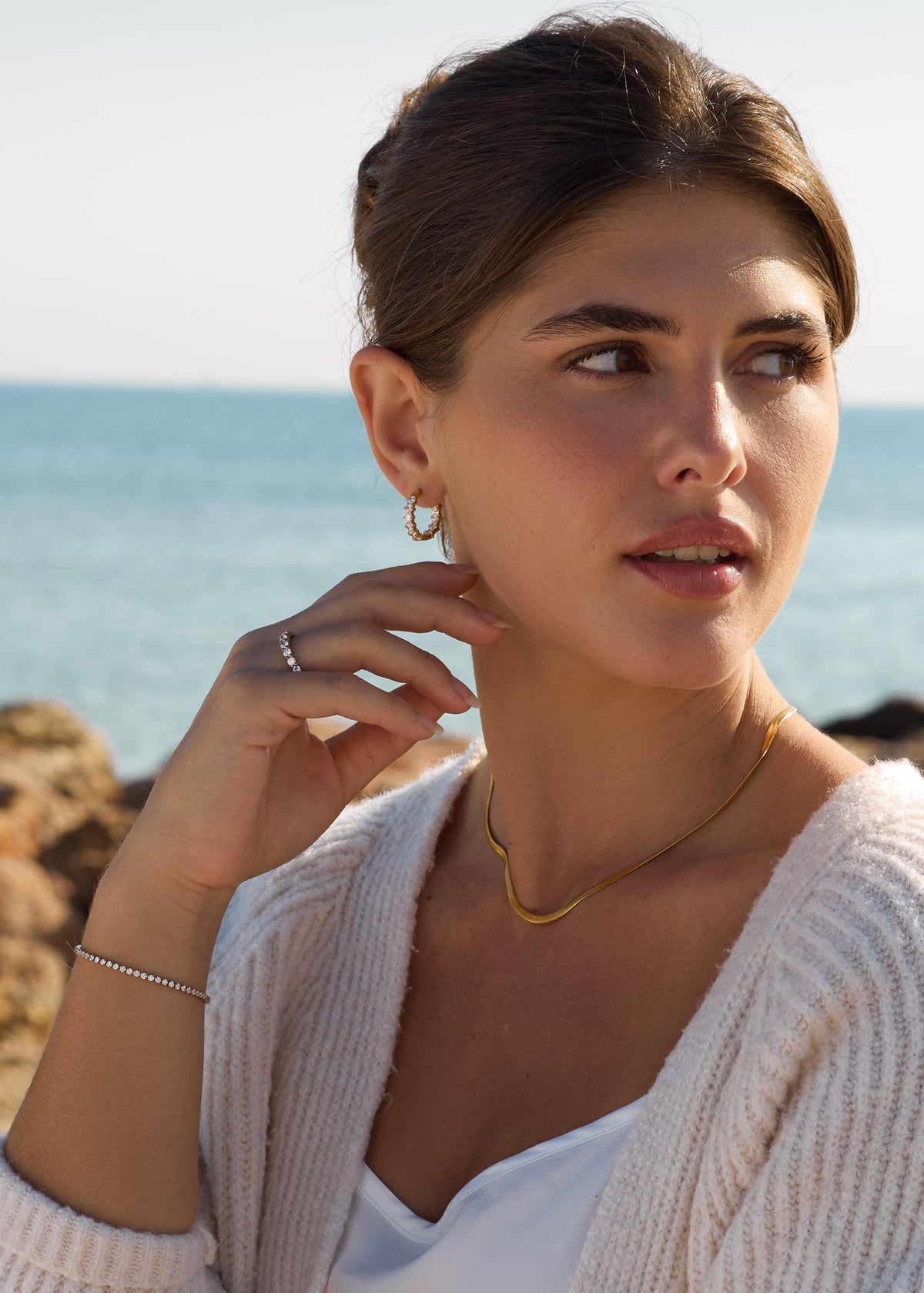 ellenoe Ohrringe Gold HOOPS ELLA – OHRRINGE – 18K VERGOLDET