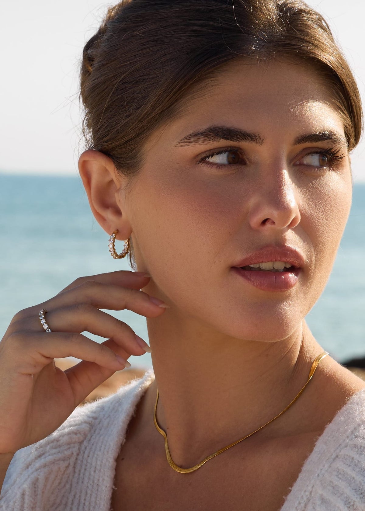 ellenoe Ohrringe Gold HOOPS ELLA – OHRRINGE – 18K VERGOLDET