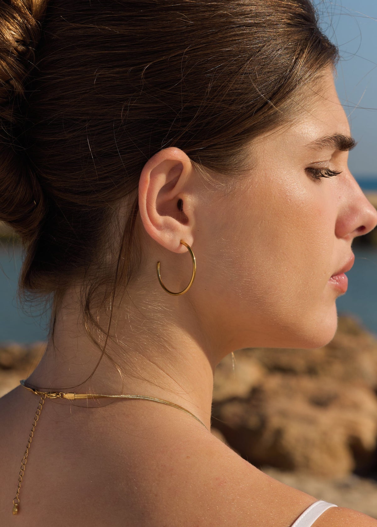 ellenoe Ohrringe Gold HOOPS GIULIA – OHRRINGE – 18K VERGOLDET