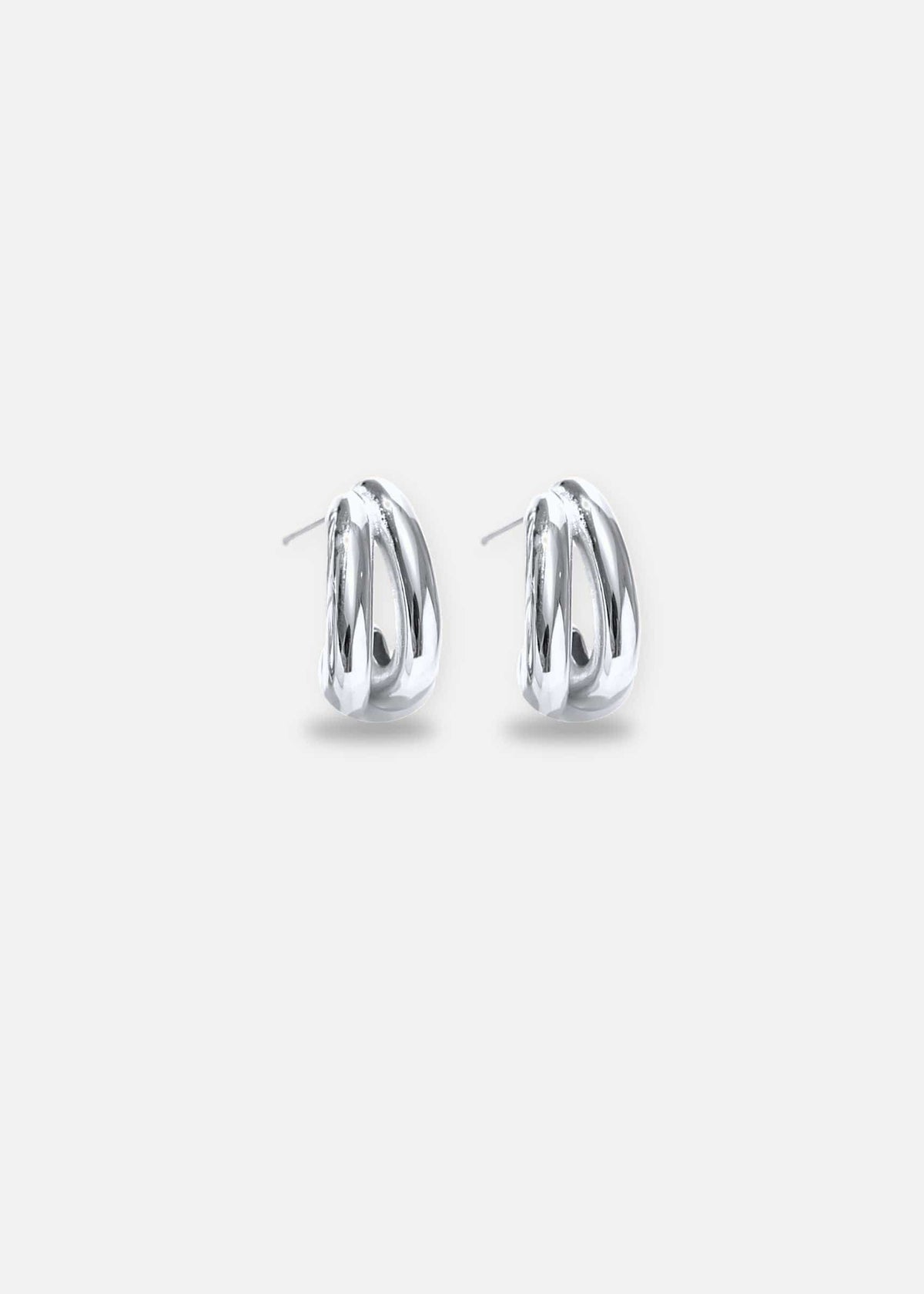 ellenoe Ohrringe Silber OHRSTECKER SAMIRA – OHRRINGE – 18K VERGOLDET / SILBERFARBEN