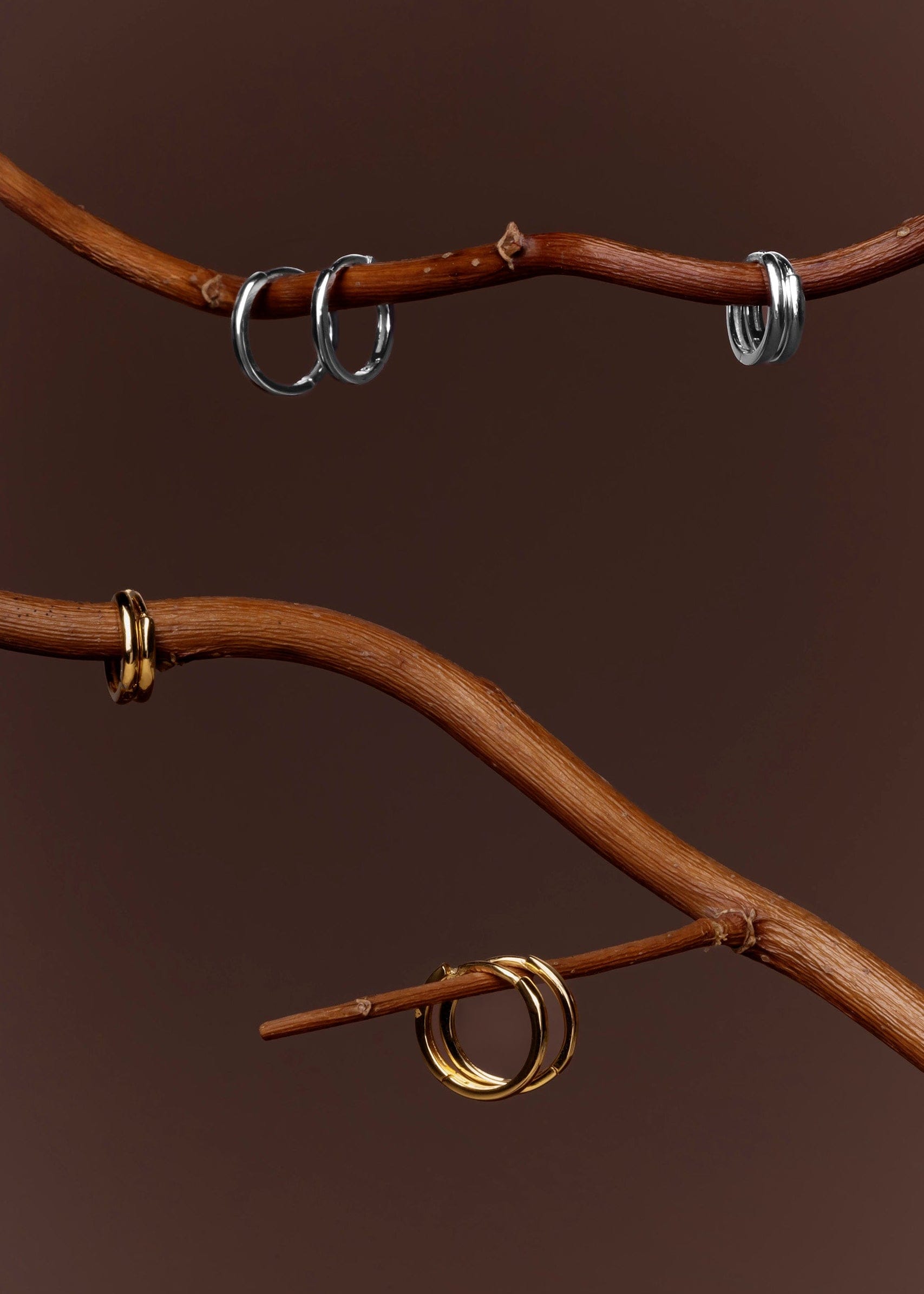 ellenoe Ohrringe SMALL HOOPS NADJA - OHRRINGE