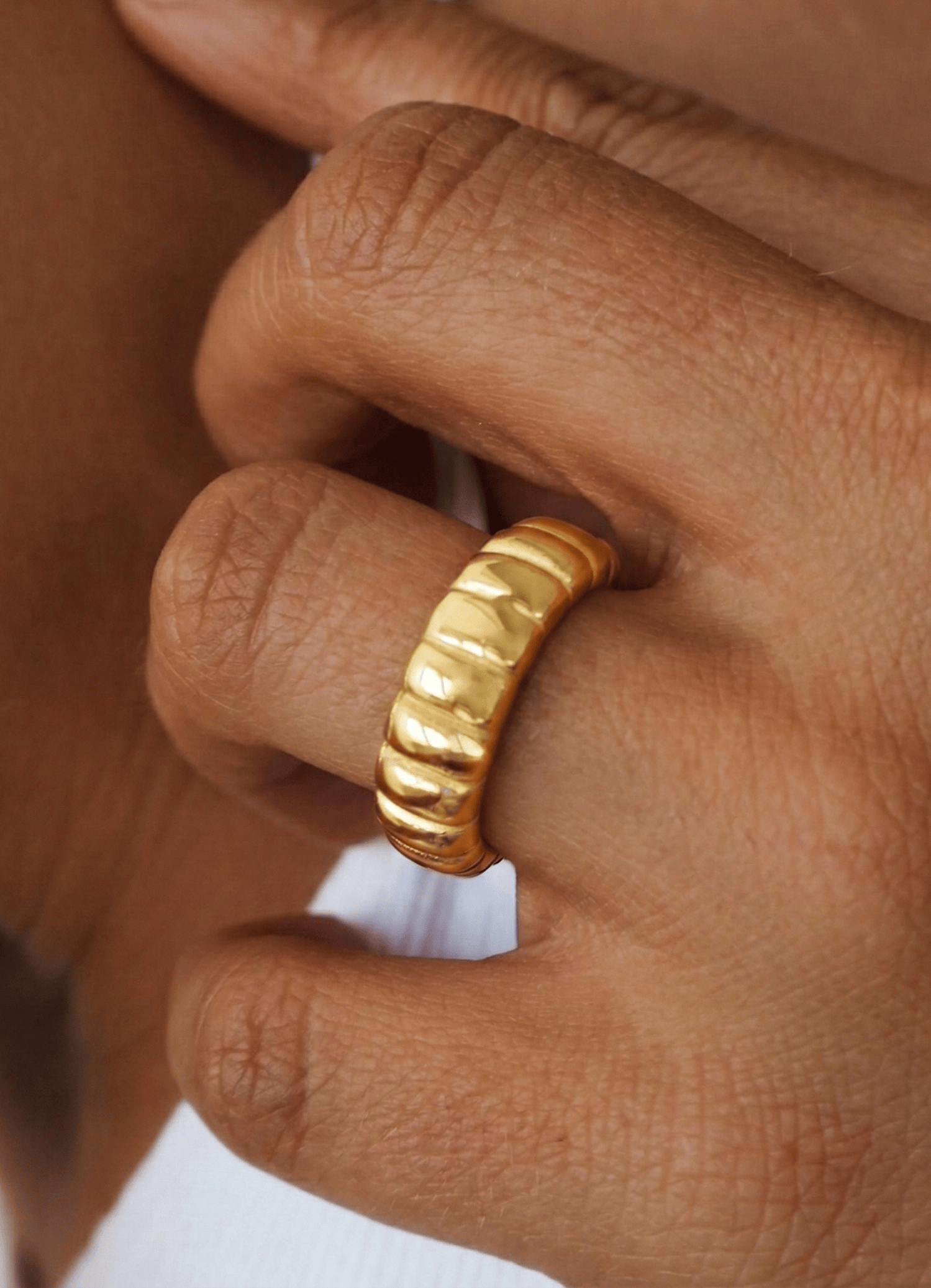 ellenoe Ringe RING LIVIA - RINGE - 18K VERGOLDET