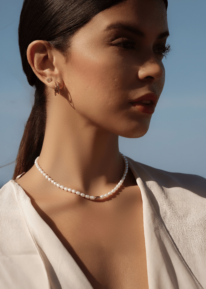 ellenoe Set SET MARINA - ARMBAND - HALSKETTE & RING - 18K VERGOLDET