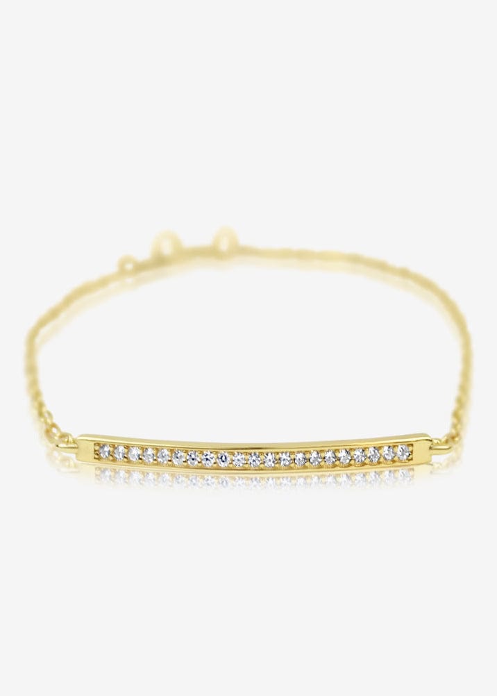 ellenoe Armbänder 925 Sterling Silver / 18K vergoldet / Zirkonien / Gold ARMBAND AVA - ARMBÄNDER - 18K VERGOLDET